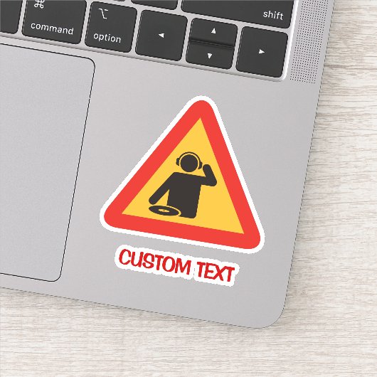 職場での危険DJ シール (詳細)