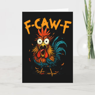 職場でのF-caw-f 楽しいギフトのアイデア F Caw F 面白い カード