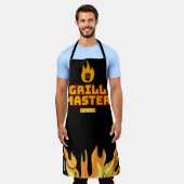 職場でグリルマスター エプロン (着用した状態)