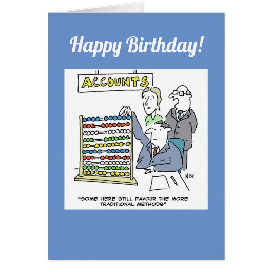 職場で算盤を使う会計士 (正面)