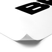 職場で脳の邪魔をしない（解剖学的ユーモア） ポスター (角)