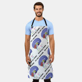 職場で脳を乱さない解剖学的アドバイス エプロン (着用した状態)