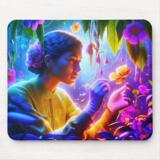 職場のガールパワー MousePad マウスパッド (正面)