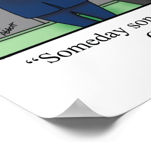 職場のユーモアのポスター ポスター (角)