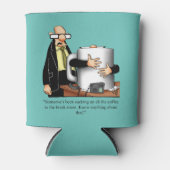 職場のユーモアクーラーボックス 缶クーラー (正面)