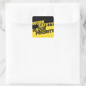 職場の安全が優先 スクエアシール (バッグ)