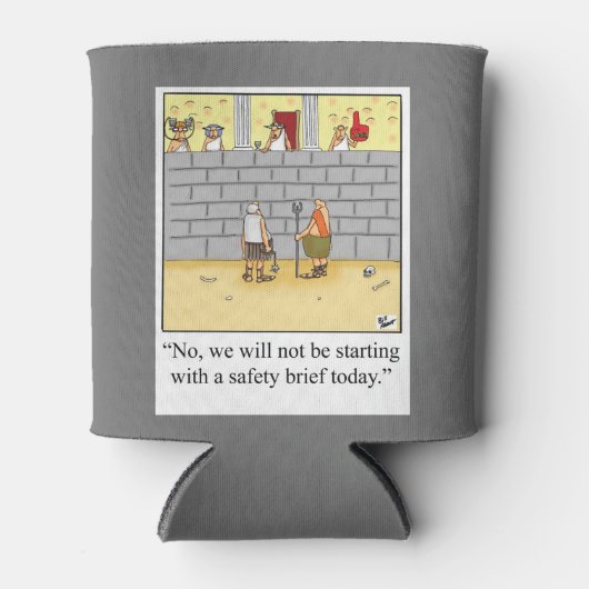 職場の安全なユーモアの笑わされるクーラーボックス 缶クーラー (正面)