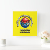 職場の安全衛生に関する世界記念日 スクエア壁時計 (ホーム)