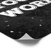 職場の教室を開く黒板 ポスター (角)