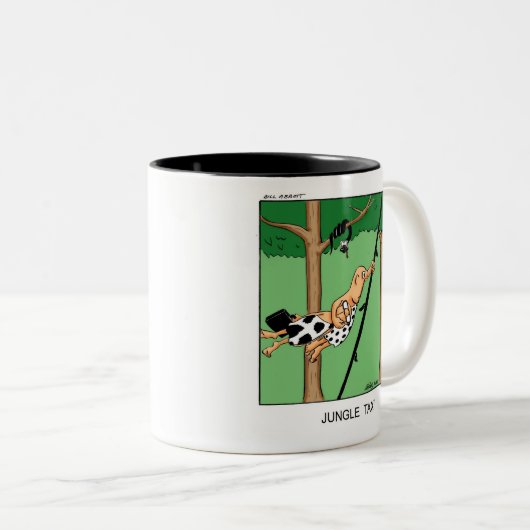 職場の笑わされる通勤ユーモアのマグカップ ツートーンマグカップ (正面右)