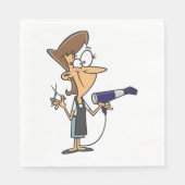 職場の美容師 スタンダードランチョンナプキン (正面)