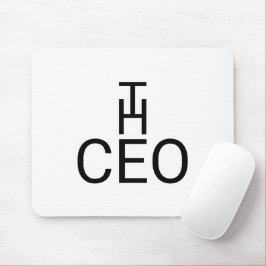 職場の「CEO」テキスト マウスパッドを強調表示 マウスパッド