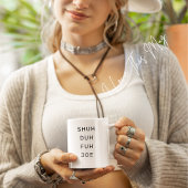 職場モダン誕生日集員 ツートーンマグカップ