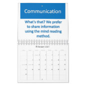 職場ユーモア2010 カレンダー (2月 2027)