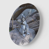 職場主任の首飾り巻き ラージ壁時計 (傾斜)