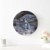 職場主任の首飾り巻き ラージ壁時計 (ホーム)