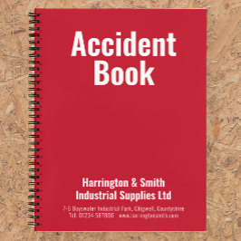 職場事故記録帳（事業者向け） ノートブック