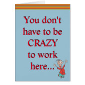 職場熱狂するで冗談を言って働くおもしろいこと (正面)