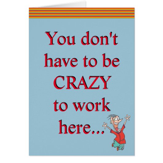 職場熱狂するで冗談を言って働くおもしろいこと (正面)