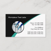 職場用薬剤検査ラボの名刺 名刺 (正面)