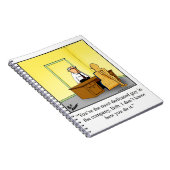 職場笑わされるのユーモアのノート ノートブック (右側)