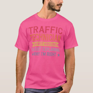 職業おもしろい引用文交通技術者 Tシャツ