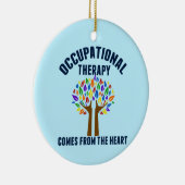 職業かわいらしセラピー引用文 セラミックオーナメント (右)