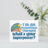 職業すごいセラピストかわいいOT ポストカード (スタンド正面)