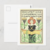 「職業と報酬」 ポストカード (正面/裏面)