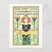 「職業と報酬」 ポストカード (正面)