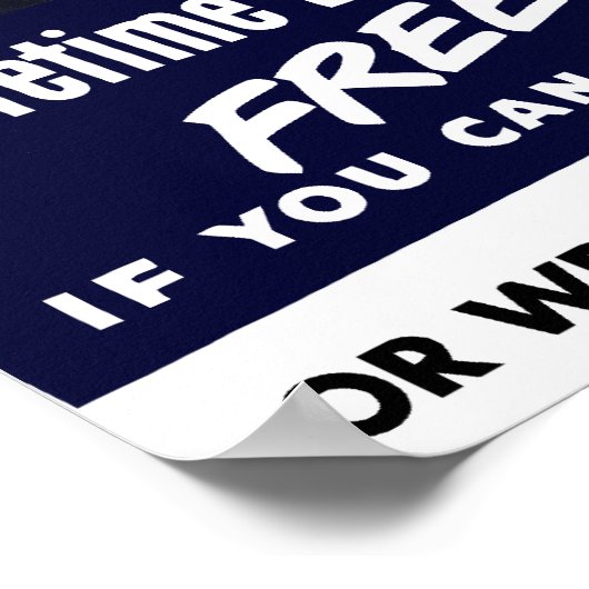 職業に就誇りを持ったけ ポスター (角)