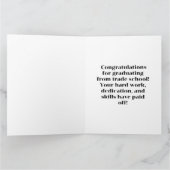 職業の女性の卒業式，ライリーバラ カード (内部)