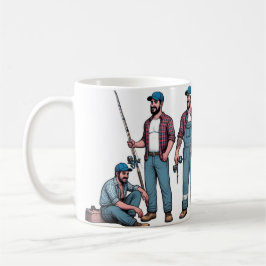 職業の男性は魚のクラシックマグする必要がある325 ml コーヒーマグカップ