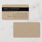 職業エレガント連絡の基準_card コーリングカード (正面/裏面)