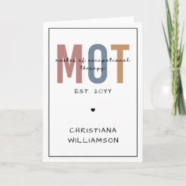 職業カスタムセラピーのMOTマスター カード