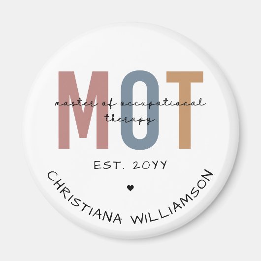 職業カスタムセラピーのMOTマスター マグネット (正面)