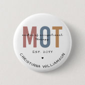 職業カスタムセラピーのMOTマスター 缶バッジ (正面)