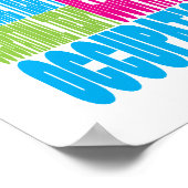 職業カラフルセラピー ポスター (角)