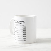 職業セラピストおもしろい医師 コーヒーマグカップ (正面左)