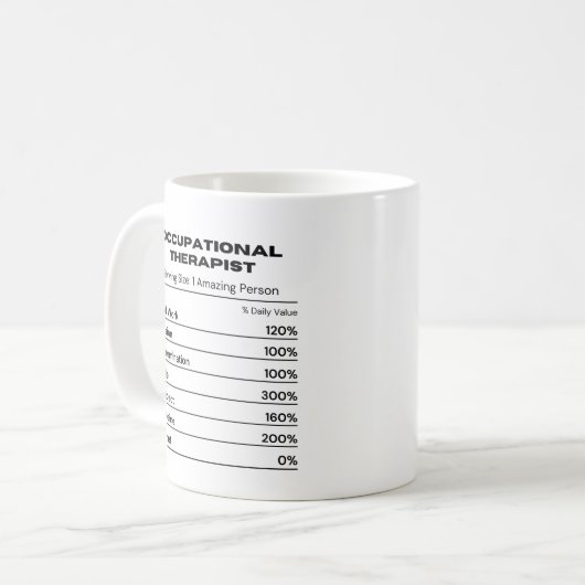 職業セラピストおもしろい医師 コーヒーマグカップ (正面左)