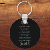 職業セラピストの規則 キーホルダー (正面)