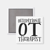 職業セラピストギフト、OTギフト、OT マグネット (正面/裏面)
