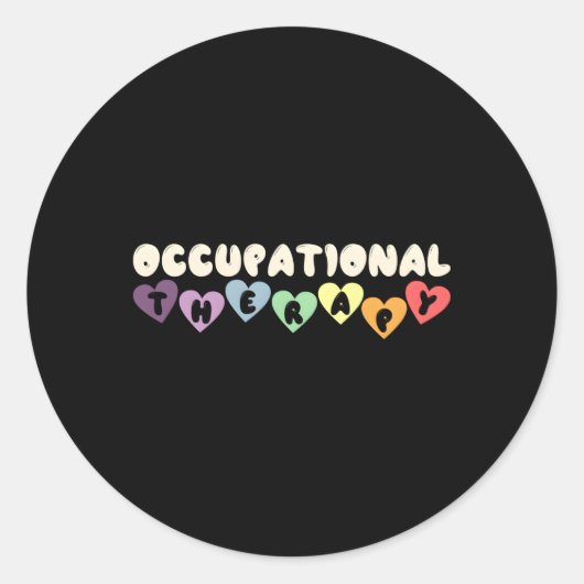 職業セラピストコタオタワークショベルテラ ラウンドシール (正面)