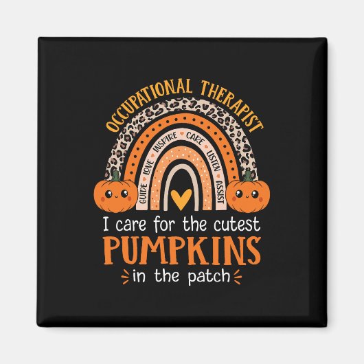 職業セラピストハロウィーン学校占領 マグネット (正面)