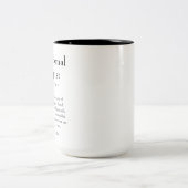 職業セラピスト定義サンキューギフト ツートーンマグカップ