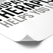 職業セラピスト引用文 ポスター (角)