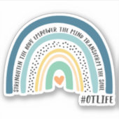 職業セラピスト強化ザ体レインボー シール (正面)