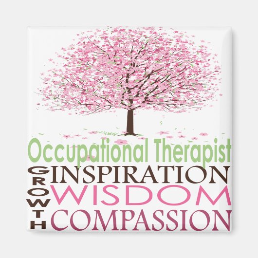 職業セラピスト磁石 マグネット (正面)