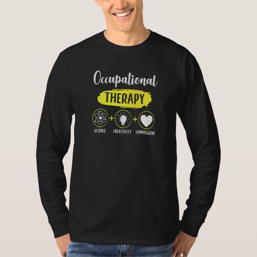 職業セラピスト科学創造会社 Tシャツ (正面)