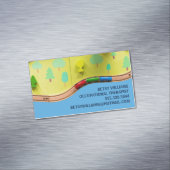 職業セラピスト遊おもしろいセラピートイズトレイン マグネット名刺 (インサイチュ)